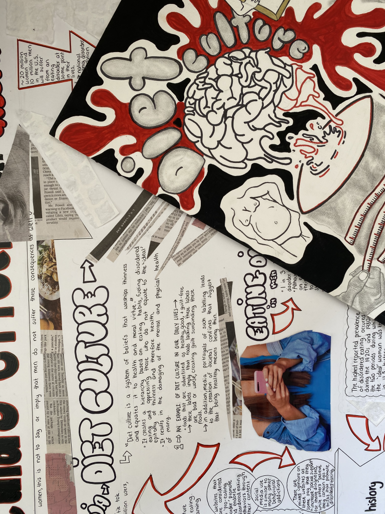 Social Media’s Effects on Eating Disorders: Portrayed Through Art