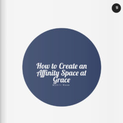How to create an affinity space!